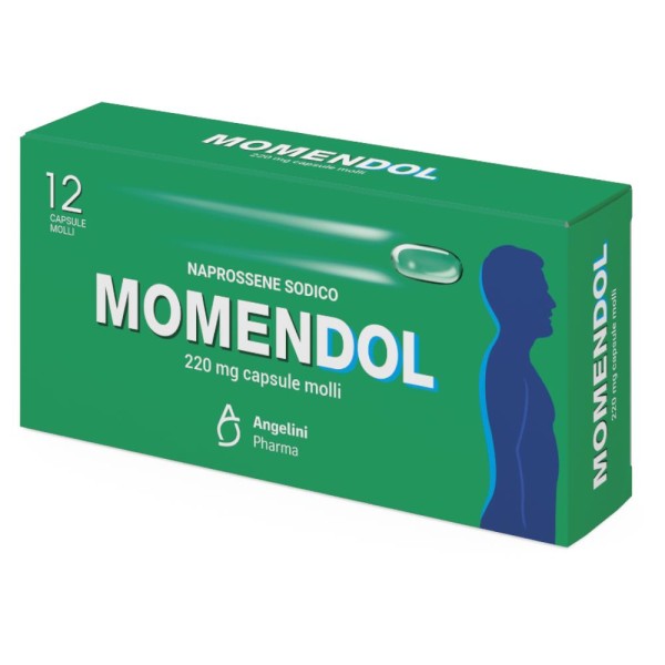 Momendol 220 mg 12 Capsule Molli