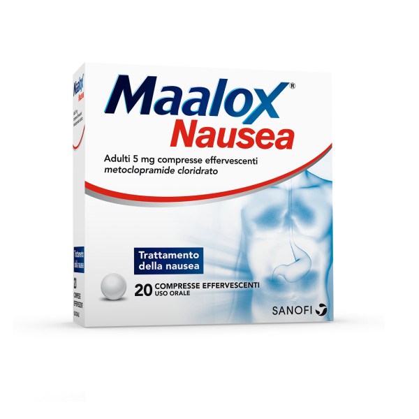 Maalox Nausea 20 Compresse Effervescenti 5mg