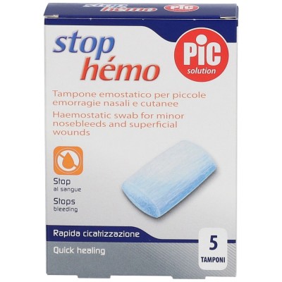 PiC Solution Stop Hémo Tampone Emostatico 5 Pezzi