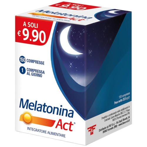 Melatonina Act 1 mg 150 Compresse