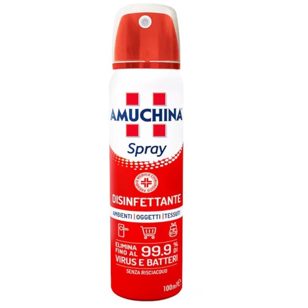 Amuchina Spray Disinfettante Ambienti Oggetti Tessuti 100 ml