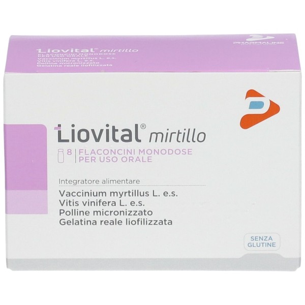 Liovital Mirtillo 8 Flaconcini