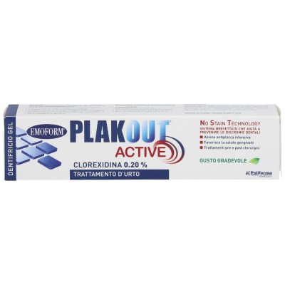 Emoform PlakOut Active 0,20% Trattamento D'Urto Dentifricio Gel 75ml