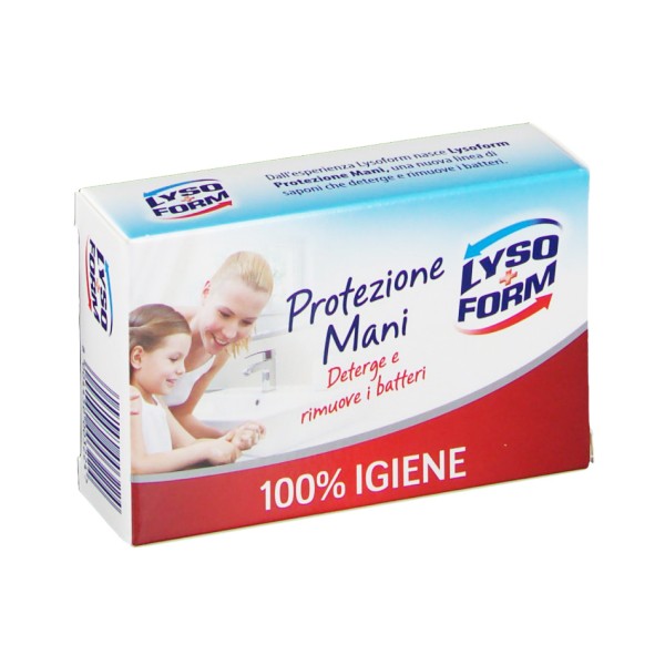 LYSOFORM Protezione Mani Sapone Solido Disinfettante 125g