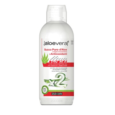 aloevera2 Succo Puro d’Aloe + Antiossidanti 1000ml