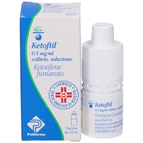 Ketoftil 0,5mg/ml collirio Flacone da 10ml