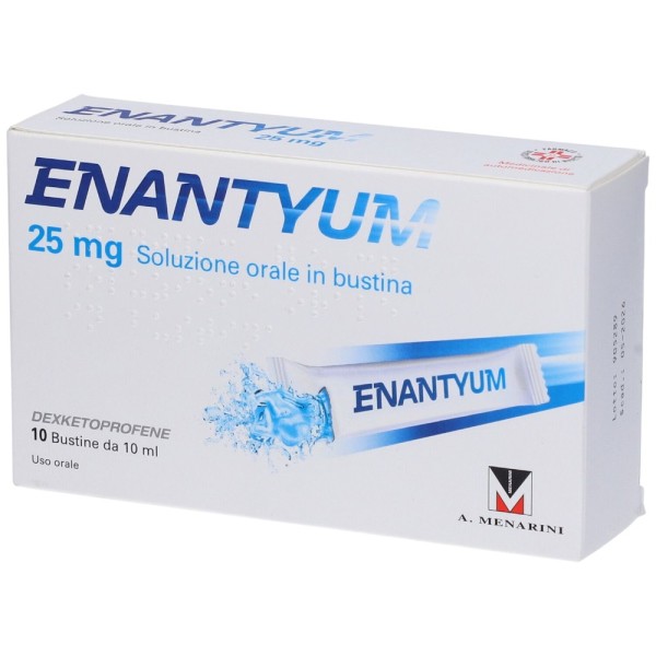 Enantyum 25 mg Soluzione Orale in 10 Bustine da 10ml