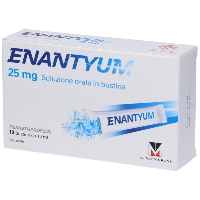 Enantyum 25 mg Soluzione Orale in 10 Bustine da 10ml