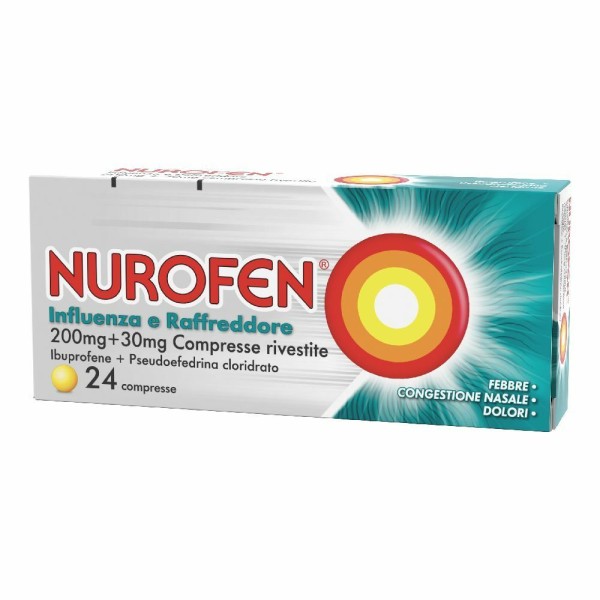 Nurofen Influenza e Raffreddore 24 Compresse