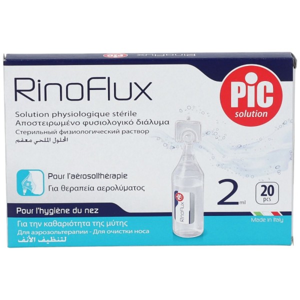 PiC Solution RinoFlux Soluzione Fisiologica 20 Fiale da 2 ml