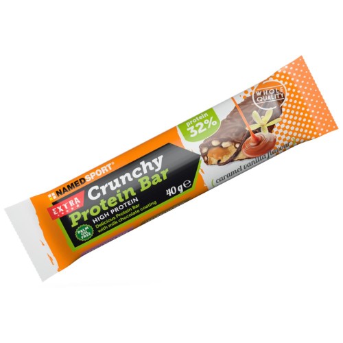 Named Sport Crunchy Protein Bar Caramel Vanilla Barretta Proteica 40g