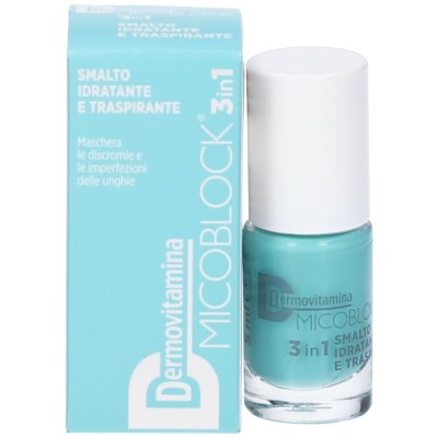 Dermovitamina Micoblock 3 in 1 Smalto Idratante e Respirante Turchese