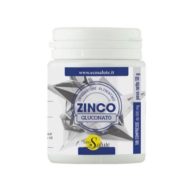 ZINCO GLUCONATO 100 COMPRESSE da 500mg