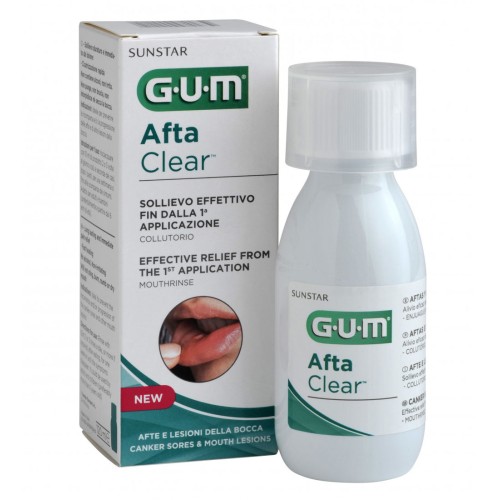 GUM AftaClear Collutorio Afte 120ml
