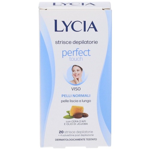 Lycia Perfect Touch 20 Strisce Depilatorie Viso