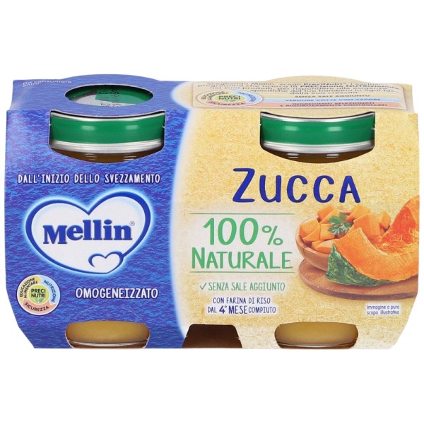 Mellin Omogeneizzato Zucca 2 x 125 g