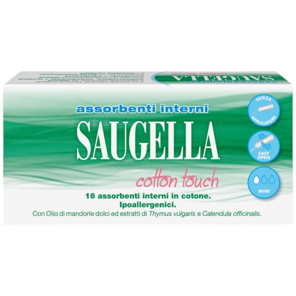 Saugella Cotton Touch 16 Assorbenti Interni Mini