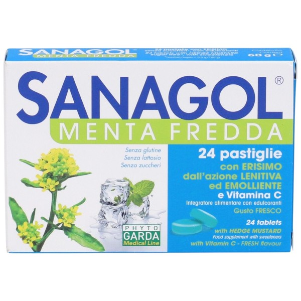 Sanagol Menta Fredda 24 Pastiglie
