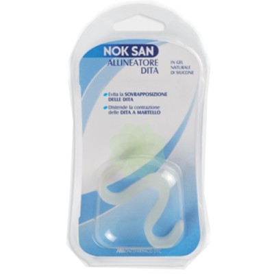 Nok San Allineatore Dita In Gel Naturale Di Silicone 1 Pezzo