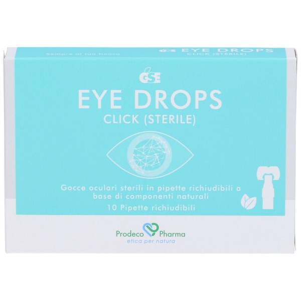 GSE Eye Drops Click Gocce Oculari 10 Pipette