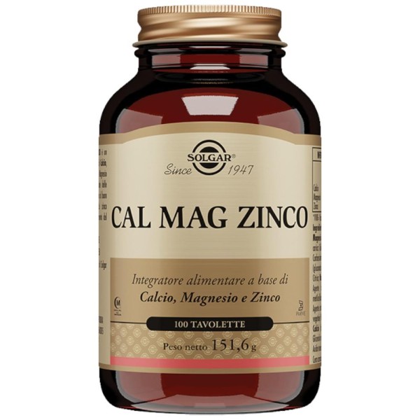 Cal Mag Zinco 100 Tavolette