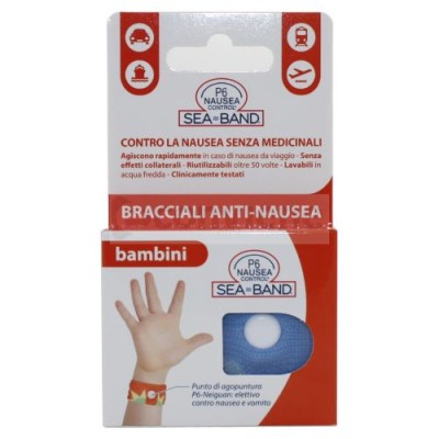 P6 NAUSEA CONTROL SEABAND 2 BRACCIALI per bambini