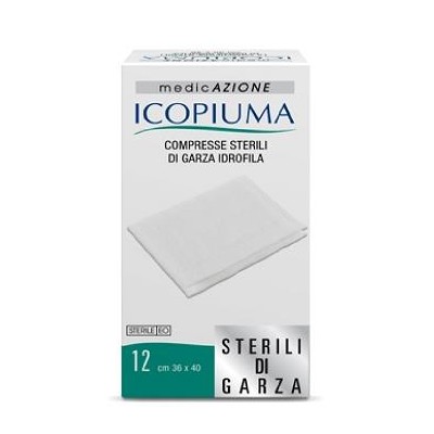 Icopiuma Medicazione 12 Garze 36x40cm
