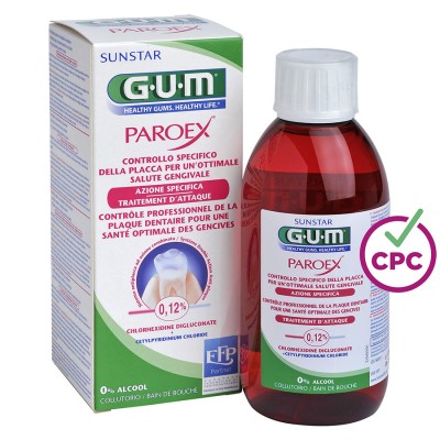 GUM Paroex Collutorio 0,012% CHX + CPC 300ml