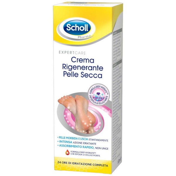 Scholl Crema Rigenerante Pelle Secca Piedi 60ml
