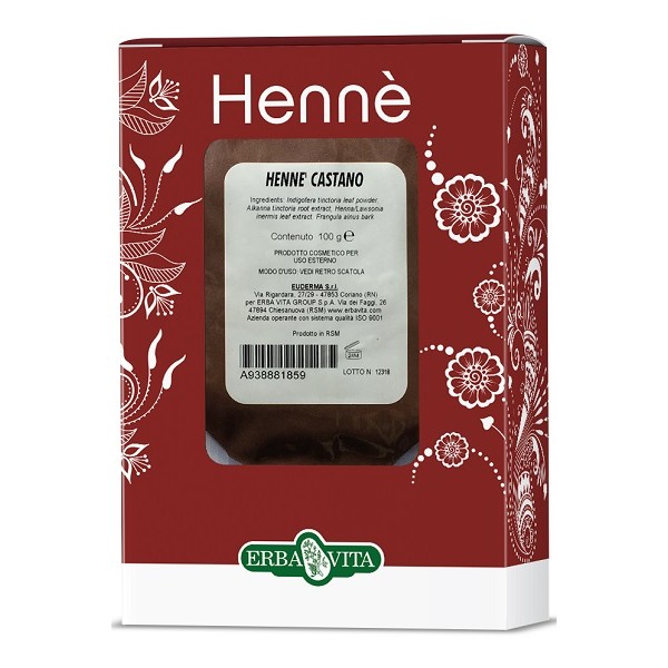 Hennè Castano Colorante Capelli 100g