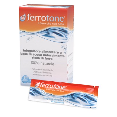 ferrotone - il ferro che non pesa 100% naturale -  14 Bustine monodose