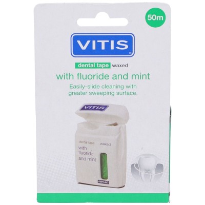 Vitis Dental Tape Con Cera Fluoro e Menta Filo Interdentale