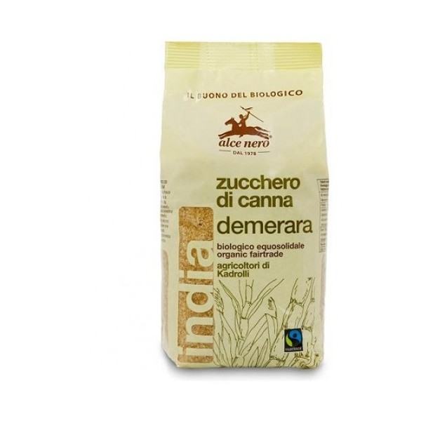 ALCE NERO Zucchero di Canna Demerara Bio 500g