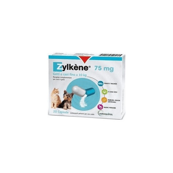 ZYLKENE Can e Gatti  75mg  20 Capsule