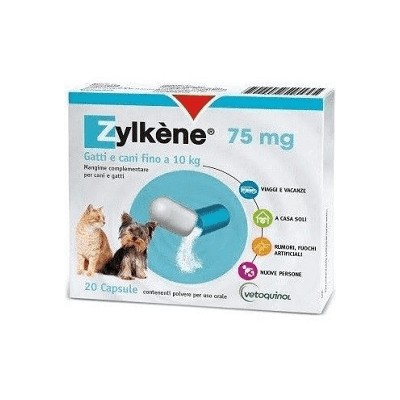 ZYLKENE Can e Gatti  75mg  20 Capsule