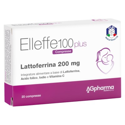 Elleffe 100 Plus Lattoferrina 200 mg 20 Compresse