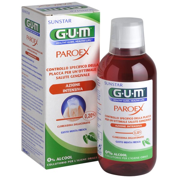 GUM Paroex Collutorio 0,20% CHX + CPC 300ml