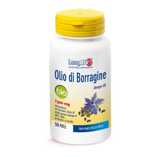 LongLife Olio di Borragine Bio 1300mg 50 PERLE