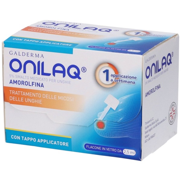 Onilaq 5% Smalto Medicato per Unghie 2,5ml