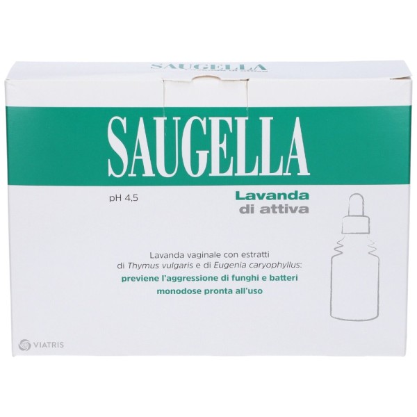 Saugella Attiva Lavanda Vaginale 4 Flaconi 140ml