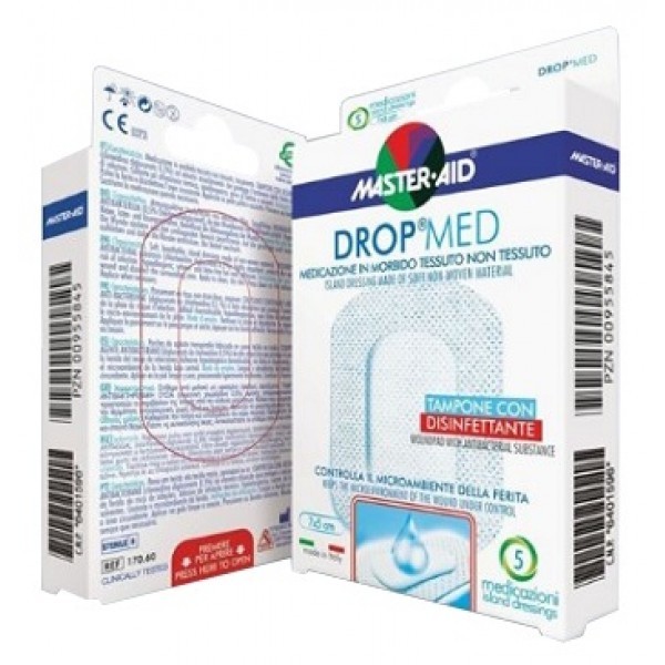MASTER-AID DROP MED 10x15cm 5 Pezzi