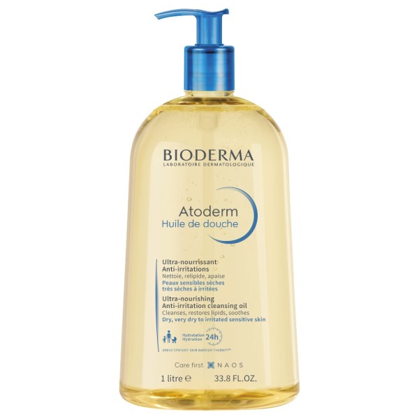 Atoderm Huile de Douche Olio Doccia Detergente Ultra Nutriente 1 Litro