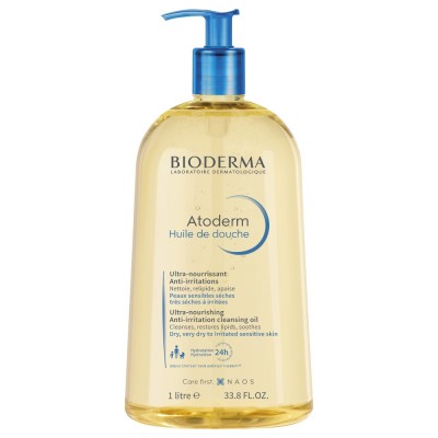 Atoderm Huile de Douche Olio Doccia Detergente Ultra Nutriente 1 Litro