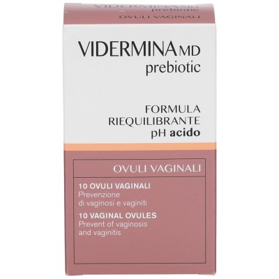 Vidermina MD Prebiotic 10 Ovuli Vaginali