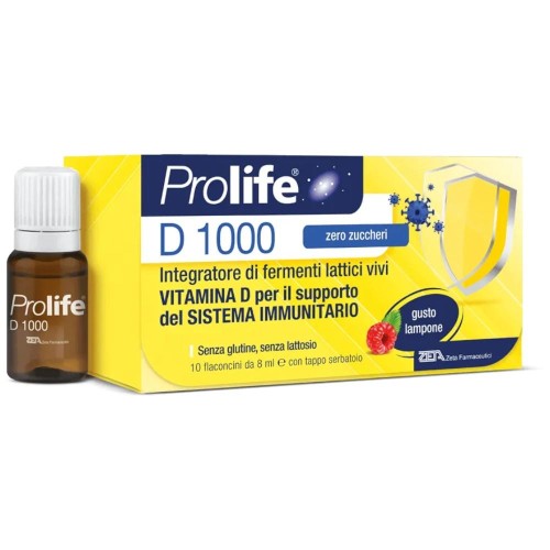Prolife D 1000 Zero Zuccheri 10 Flaconcini
