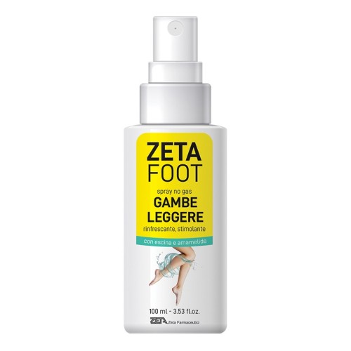 ZetaFoot Spray No Gas Gambe Leggere 100 ml
