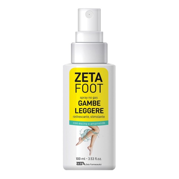 ZetaFoot Spray No Gas Gambe Leggere 100 ml