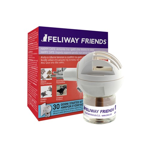 conflitti e tensioni possono essere frequenti. Feliway Friends ha un'e