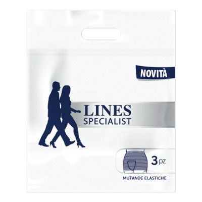 LINES SPECIALIST MUTANDE ELASTICHE Misura M 3 pezzi