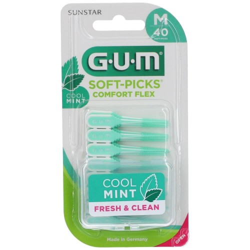 Gum Soft Picks Comfort Flex Menta 40 Scovolini